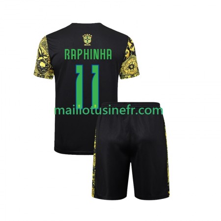 Maillot de Foot Brésil NAPHINHA 11 Jesus Domicile 2024 - Enfant
